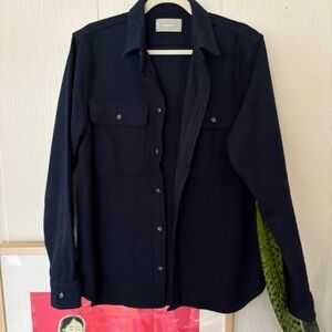 Everlane Dark Blue navy shacket size medium